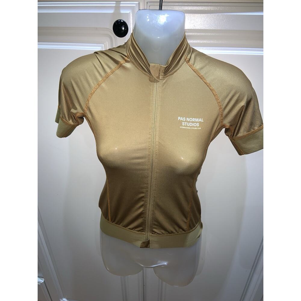 Pas Normal Studios PNS Cycling Jersey Brownish/Olive Woman’s Size XS
